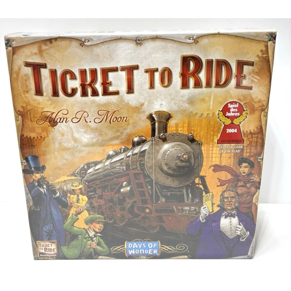 Ticket to Ride Board Game Train Adventure Cross-Country Family Strategy Game NEW